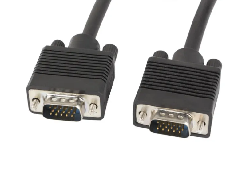 LANBERG VGA M/M Kabel 1,8m geschirmt Ferrit 3+4 schwarz