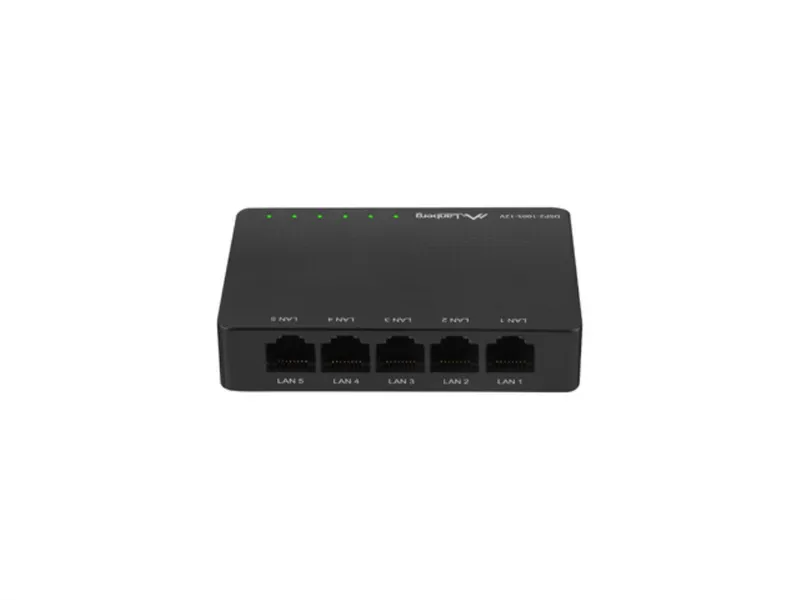 LANBERG Switch  5-Port 1Gb/s unmanag. Gigab.Eth. Desktop 12V