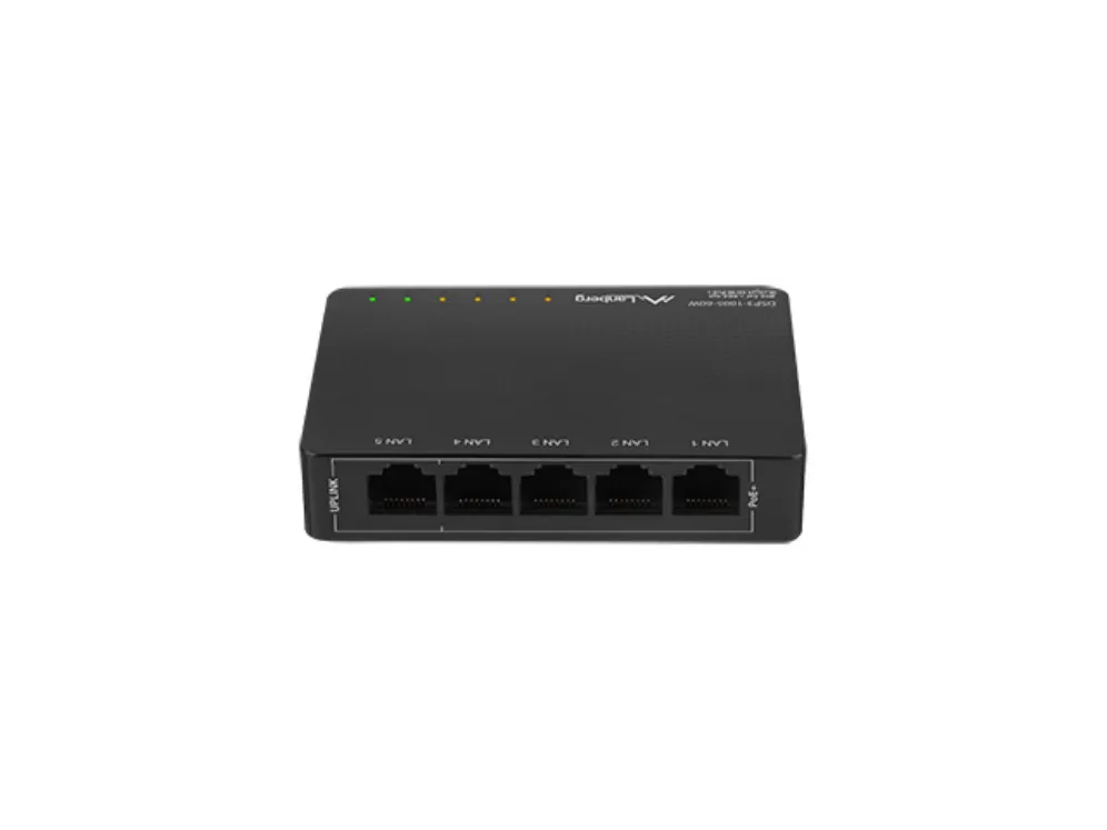 LANBERG Switch 5-Port 1Gb PoE+(4xPoE 30W/1x max.60W)unmanag LANBERG Switch 5-Port 1Gb PoE+(4xPoE 30W/1x max.60W)unmanag