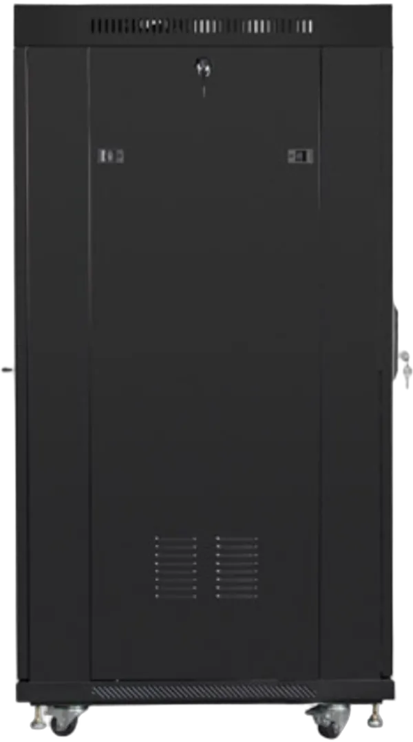 LANBERG 19" 27U 600x800 freist. LCD perfor. Tür (FlatPack)sw (Speditionsversand)