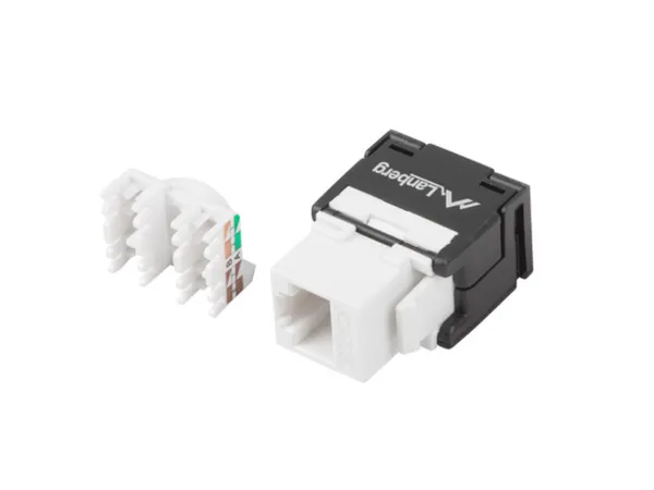 LANBERG Keystone Modul RJ45->LSA CAT.6 UTP 180° werkzeuglos