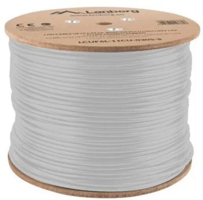 LANBERG Verlegekabel CAT.6A UFTP 305m LSZH Kupfer Fluke sw