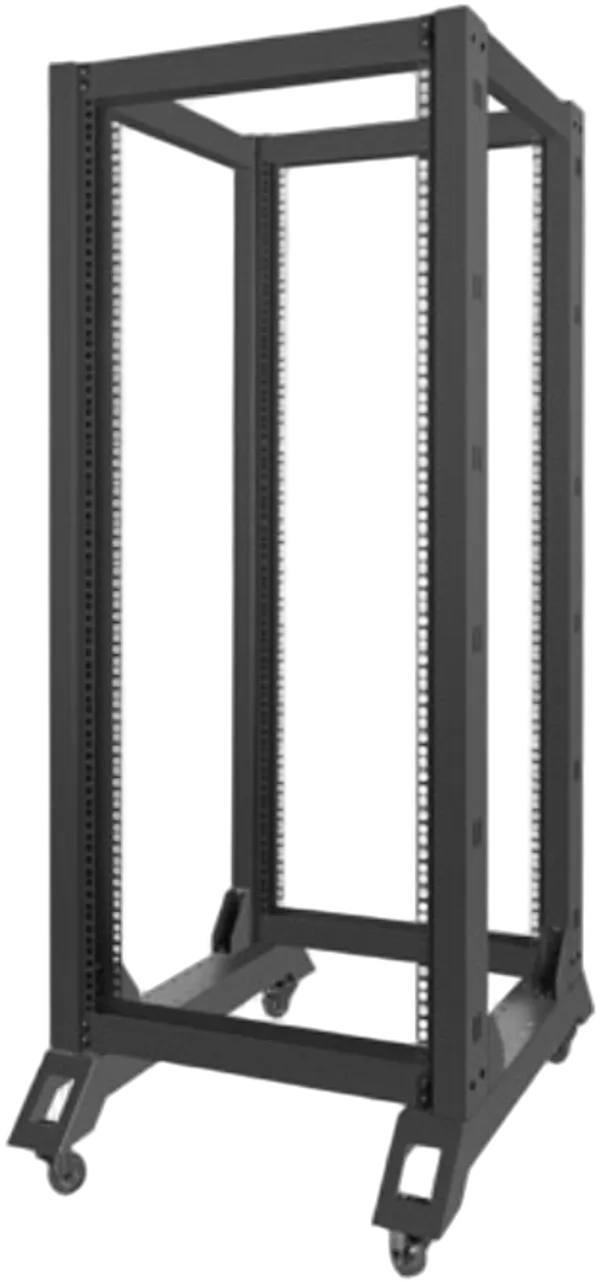 LANBERG 19" 27U 600x800 freistehendes, offenes Rack V2 sw