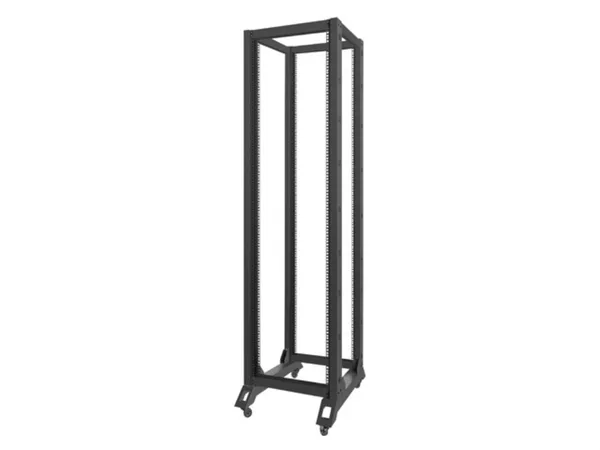 LANBERG 19" 42U 600x800 freistehendes, offenes Rack V2 sw