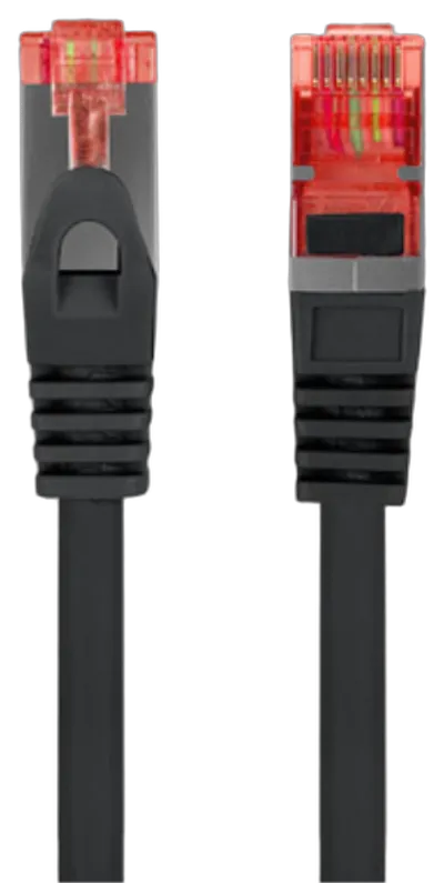 LANBERG Patchkabel CAT.6 S/FTP LSZH CU 0,5m Fluke Zert. sw