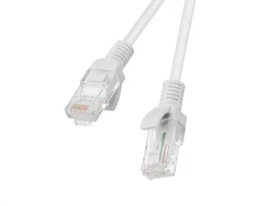 LANBERG Patchkabel CAT.5E UTP 0,25m Fluke Zertifikat grau