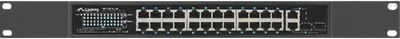 LANBERG Switch 24-Port 100MB PoE+/2x Combo Rack 19" 360W V2