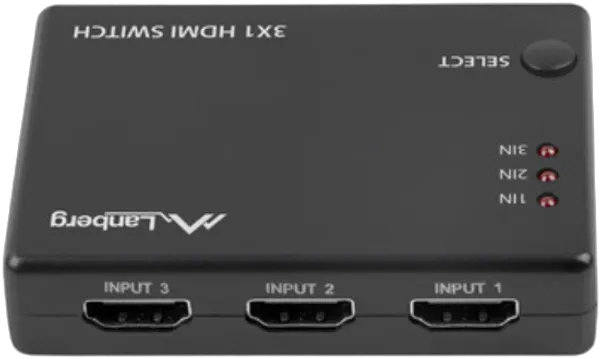 Lanberg SWV-HDMI-0003 interruptor de video