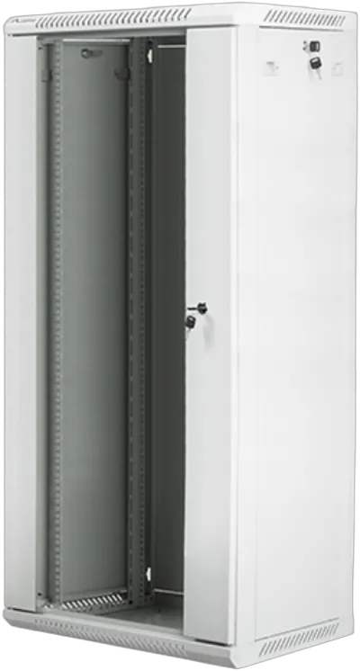 LANBERG 19" 27U 600x450 Wandgehäuse Glastür V2 (FlatPack) gr
