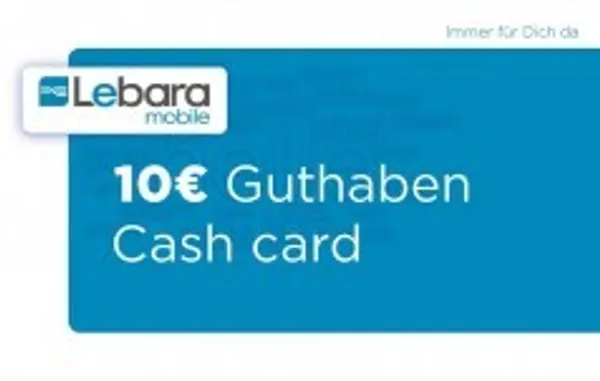 Lebara Aufladekarte 10 EUR