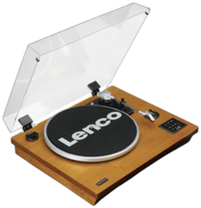 LENCO LS-55WA Plattenspieler BT USB MP3 Lautsprecher, Holz