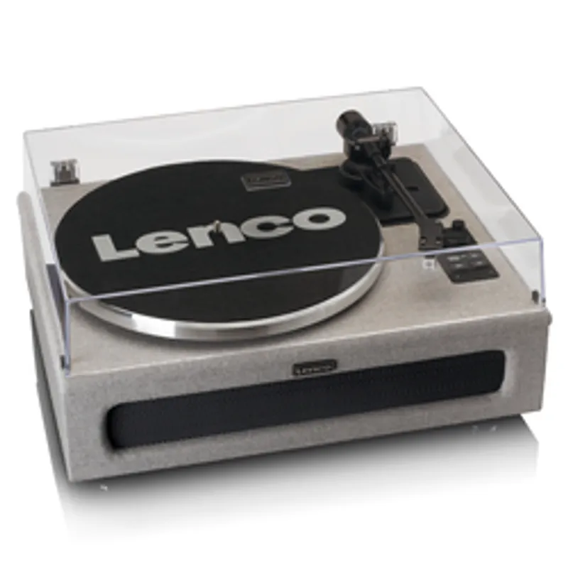 LENCO LS-440GY Plattenspieler mit 4 Lautsprechern