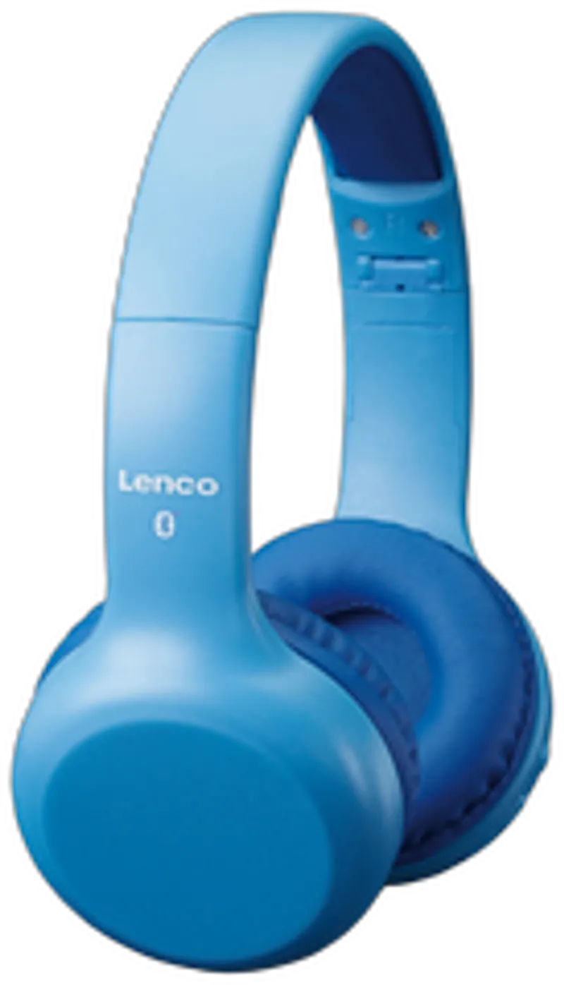 LENCO HPB-110BU - Faltbare Bluetooth-Kopfhörer für Kids, blau
