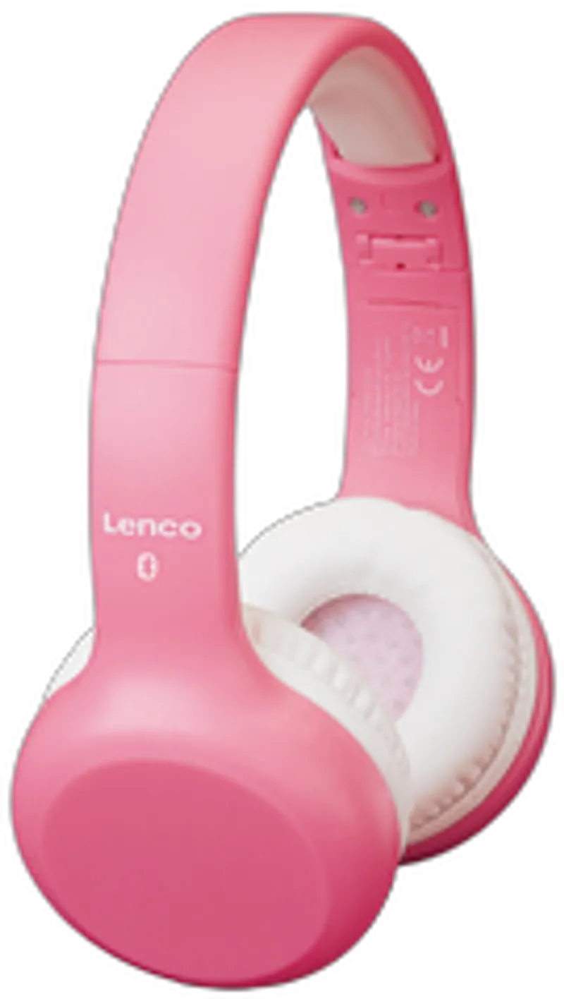 LENCO HPB-110PK - Faltbare Bluetooth-Kopfhörer für Kids, pink