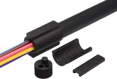 Teilbare Rohrabdichtung für versch. Rohrdurchmesser, für 32mm Rohre