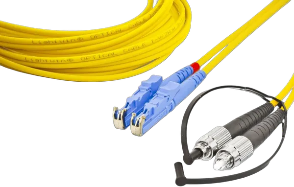 High Quality Duplex LWL Patchkabel, SM, E2000 - FC
