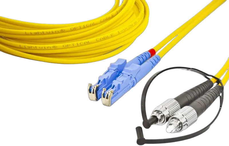 High Quality Duplex LWL Patchkabel, SM, E2000 - FC