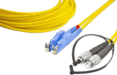 High Quality Duplex LWL Patchkabel, SM, E2000 - FC