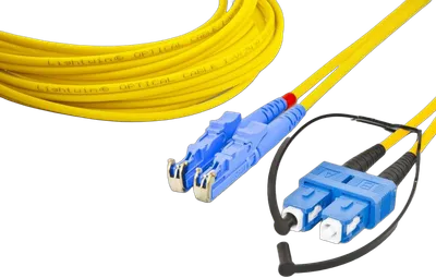High Quality Duplex LWL Patchkabel, SM, E2000 - SC