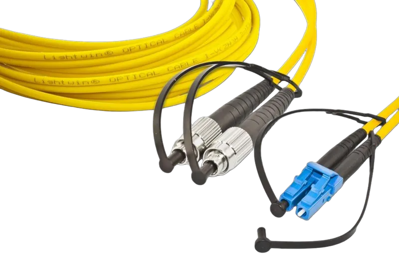 High Quality Duplex LWL Patchkabel, SM, FC - LC