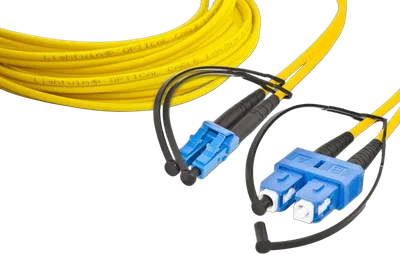 High Quality Duplex LWL Patchkabel, SM, LC - SC