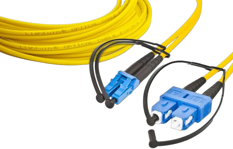 High Quality Duplex LWL Patchkabel, SM, LC - SC