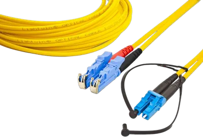 High Quality Duplex LWL Patchkabel, SM, LSH - LC