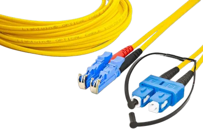High Quality Duplex LWL Patchkabel, SM, LSH - SC