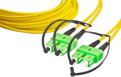 High Quality Duplex LWL Patchkabel, SM, SC/APC - SC/APC