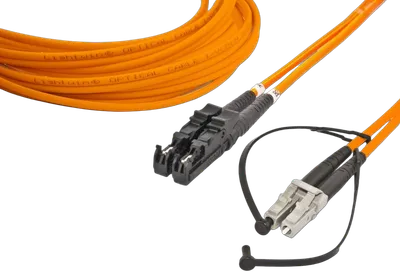 High Quality Duplex LWL Patchkabel, MM OM2, E2000 - LC