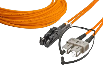 High Quality Duplex LWL Patchkabel, MM OM2, E2000 - SC