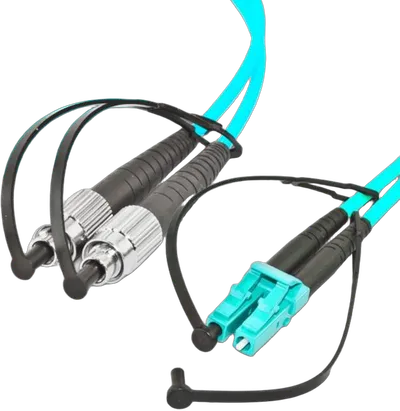 High Quality Duplex LWL Patchkabel, MM OM3, FC - LC
