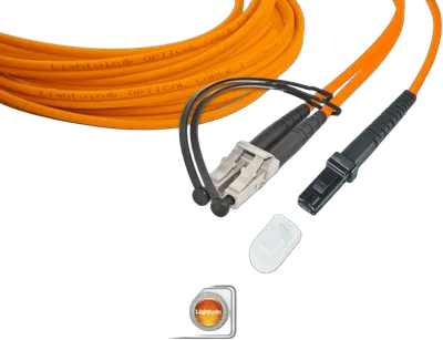 High Quality Duplex LWL Patchkabel, MM OM2, LC - MTRJ