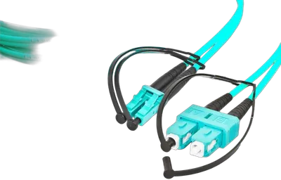 High Quality Duplex LWL Patchkabel, MM OM3, LC - SC