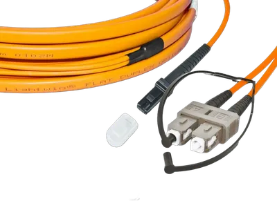 High Quality Flat-Duplex LWL Patchkabel, MM OM2, MTRJ - SC