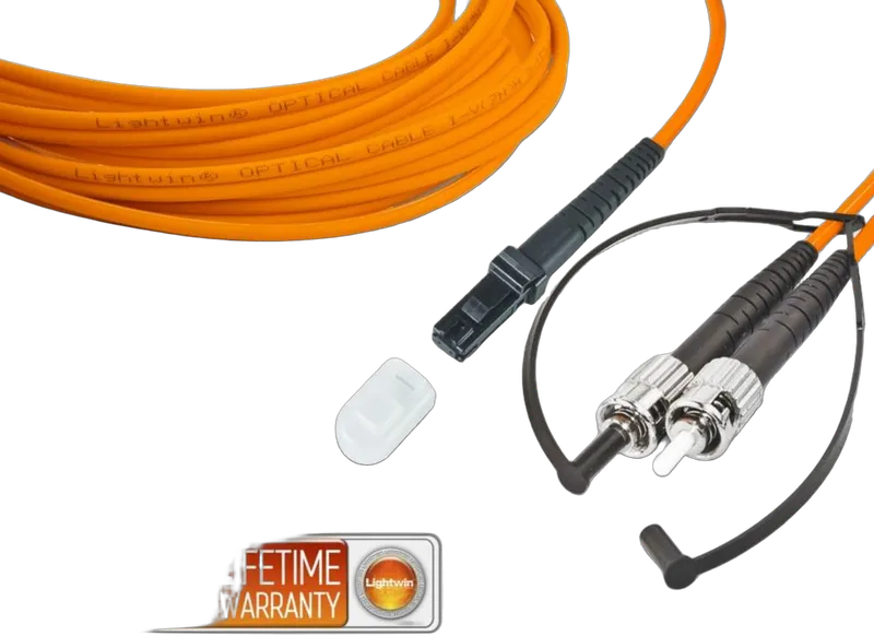 High Quality Duplex LWL Patchkabel, MM OM2, MTRJ - ST