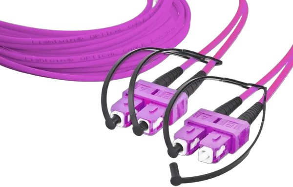 High Quality Duplex LWL Patchkabel, MM OM4, SC - SC
