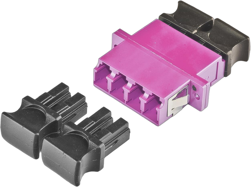 High Quality LWL Kupplung, LC, quadro, Multimode OM4