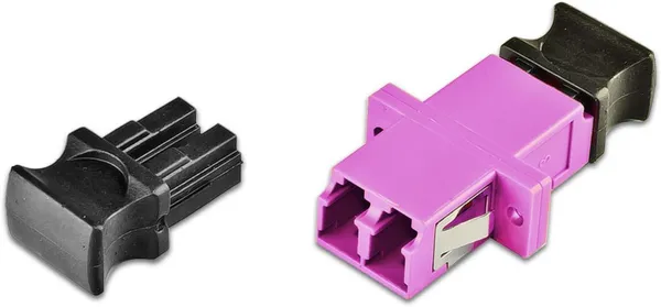 High Quality LWL Kupplung, LC, duplex, Multimode OM4