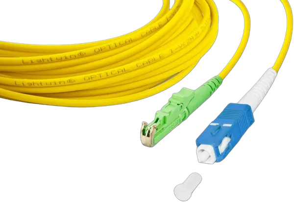 High Quality Simplex LWL Patchkabel, SM, E2000/APC - SC