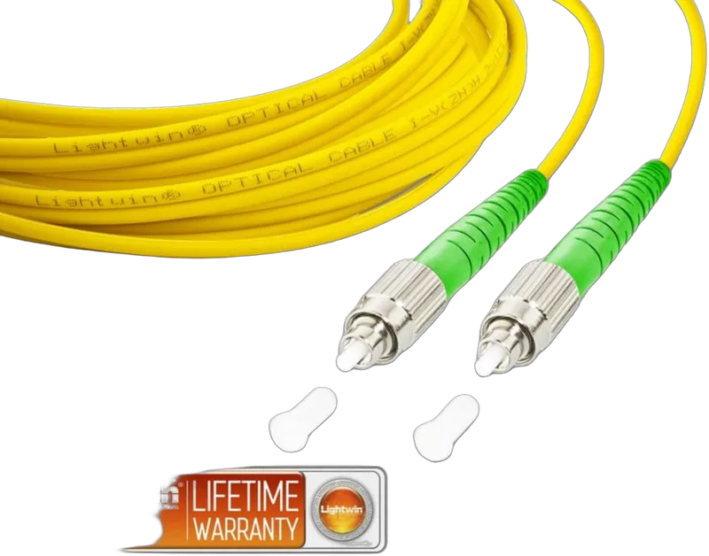 High Quality Simplex LWL Patchkabel, SM, FC/APC - FC/APC