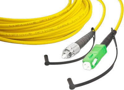 High Quality Simplex LWL Patchkabel, SM, FC - SC/APC
