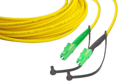 High Quality Simplex LWL Patchkabel, SM, LC/APC - LC/APC