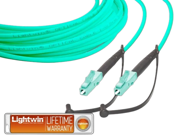 High Quality Simplex LWL Patchkabel, MM OM3, LC - LC