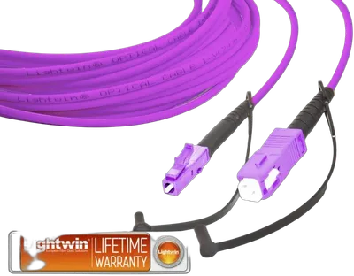 High Quality Simplex LWL Patchkabel, MM OM4, LC - SC