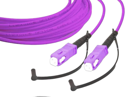 High Quality Simplex LWL Patchkabel, MM OM4, SC - SC