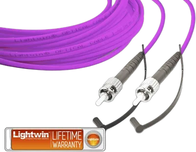 High Quality Simplex LWL Patchkabel, MM OM4, ST - ST