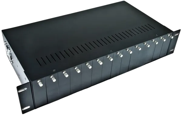 14 Slot 19" Medienkonverter Chassis für Lightwin Konverter