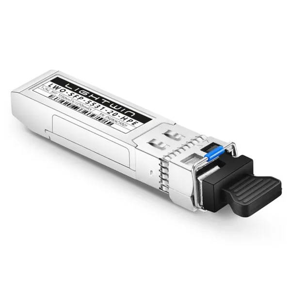 1.25 Gbit SFP BIDI, 1550nmTX/1310nmRX, 20km,DDM,LC-Simplex, Singlemode, HP Aruba
