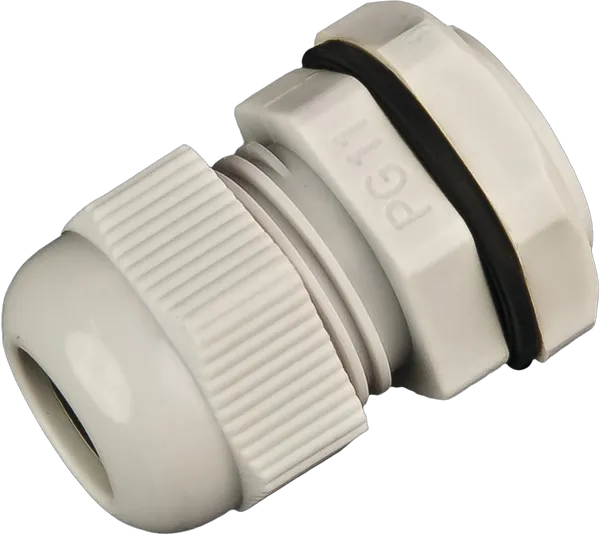 PG11 PVC Verschraubung inkl. Gegenmutter